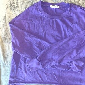 PURPLE CROP TOP